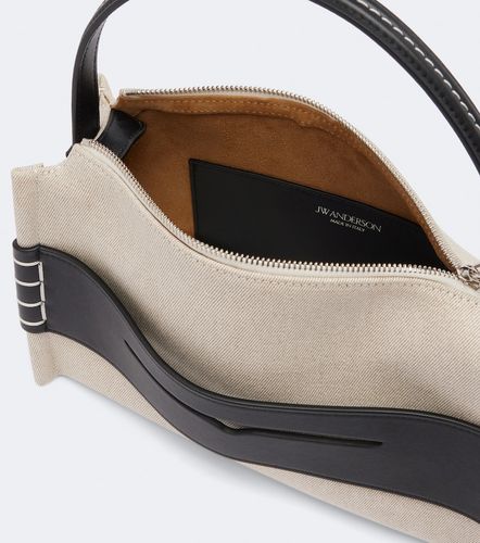 Sac Loafer Medium en toile et cuir - JW Anderson - Modalova