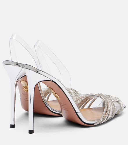 Escarpins Gatsby 105 en PVC à ornements - Aquazzura - Modalova