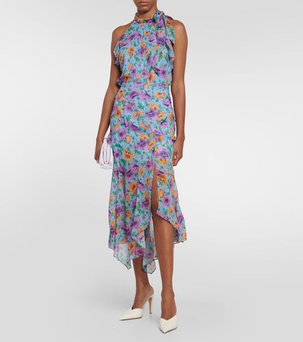 Top Dali en soie à fleurs - Veronica Beard - Modalova