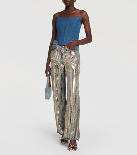 Top bustier en jean - Giuseppe di Morabito - Modalova