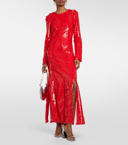 Ganni Robe longue à paillettes - Ganni - Modalova
