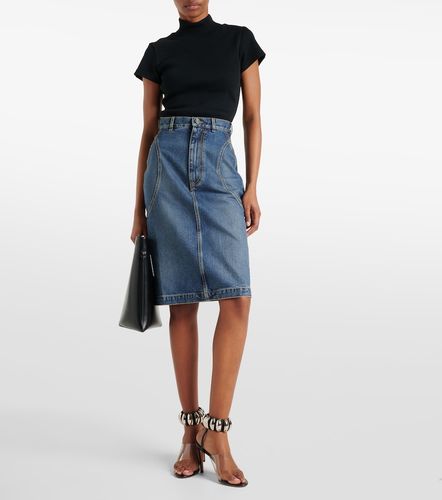 Alaïa Jupe crayon en denim - Alaia - Modalova