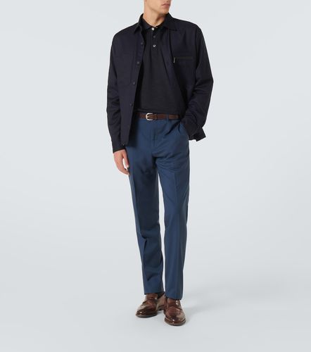 Zegna Polo en coton et soie - Zegna - Modalova