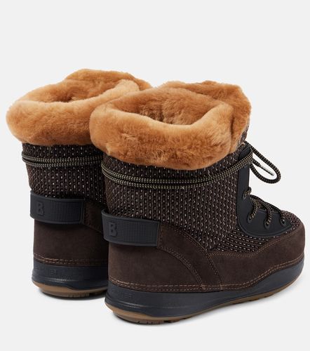 Bottines Verbier en daim et shearling - Bogner - Modalova