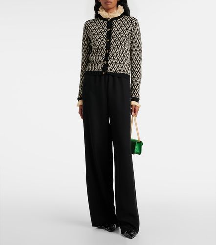 Pantalon ample en Cady Couture - Valentino - Modalova