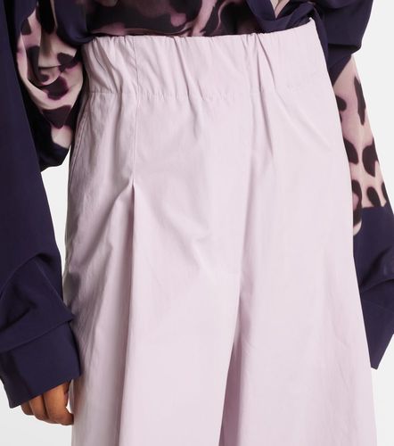 Pantalon ample à taille haute en coton - Dries Van Noten - Modalova