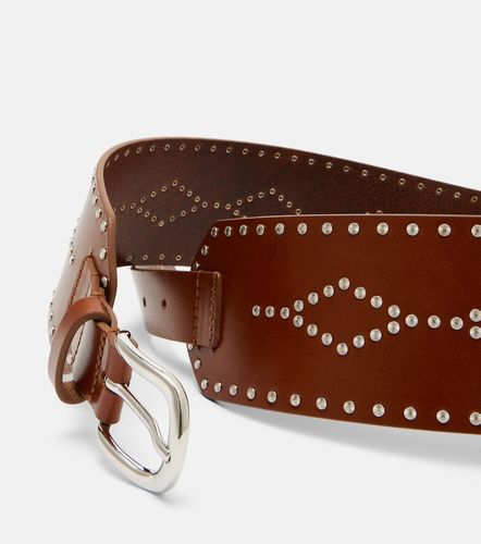 Ceinture Lucie en cuir à clous - Isabel Marant - Modalova