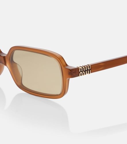 Lunettes de soleil rectangulaires - Miu Miu - Modalova