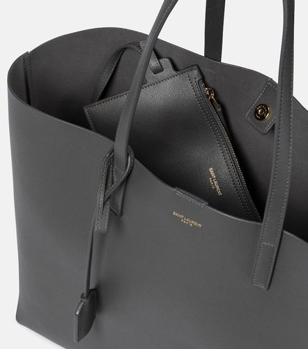 Cabas Shopping E/W en cuir - Saint Laurent - Modalova