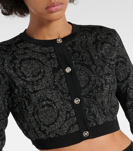 Versace Cardigan court Barocco - Versace - Modalova
