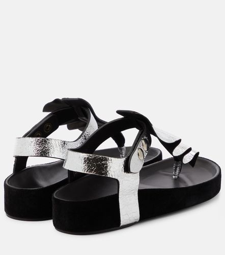 Sandales Isela en cuir métallisé - Isabel Marant - Modalova