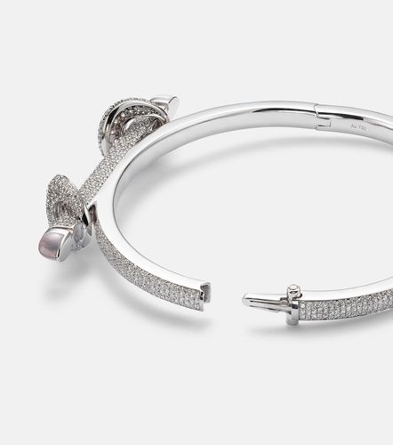 Bracelet Chakra Icon en or blanc 18 ct, diamants et quartz - Ananya - Modalova