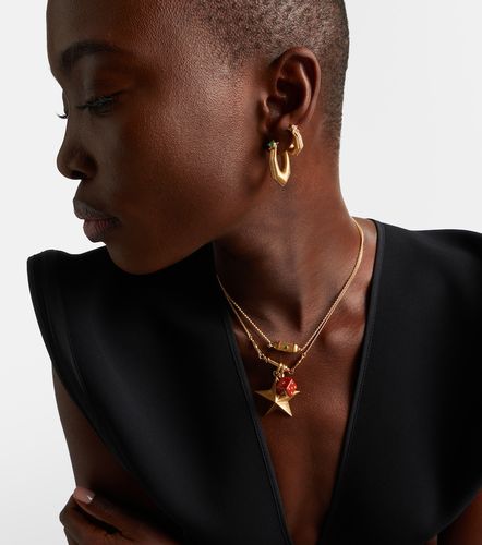 Boucle d'oreille unique Baba Small en or 18 ct et diamants - Marie Lichtenberg - Modalova