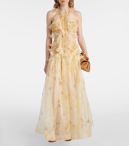 Robe longue Balance en soie - Zimmermann - Modalova