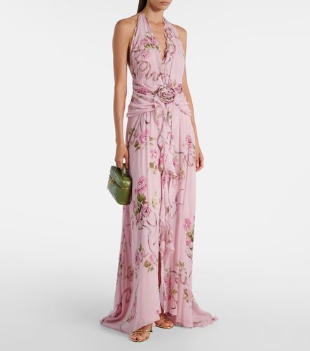 Blumarine Robe longue à fleurs - Blumarine - Modalova