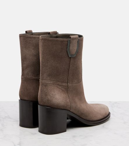 Brunello Cucinelli Bottines en daim - Brunello Cucinelli - Modalova