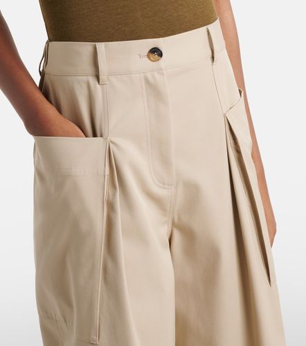 Pantalon court en coton et soie - Loewe - Modalova