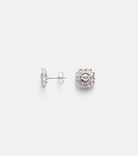 Boucles d’oreilles Princess Burst en or blanc 18 ct et diamants - Suzanne Kalan - Modalova
