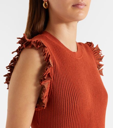 Robe midi Noelle en lamé - Ulla Johnson - Modalova