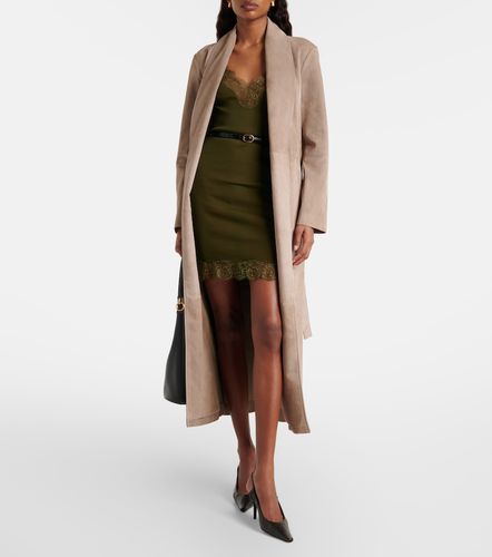 Manteau Gallery en daim - Nour Hammour - Modalova