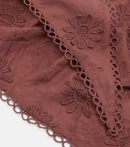 Foulard Aura en coton à broderie - Poupette St Barth - Modalova
