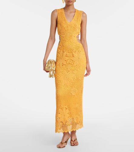 Robe longue Lyla en crochet de coton à fleurs - Simkhai - Modalova