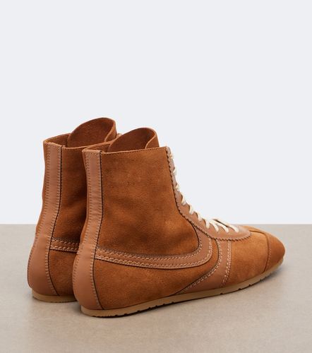Baskets en daim et cuir - Dries Van Noten - Modalova