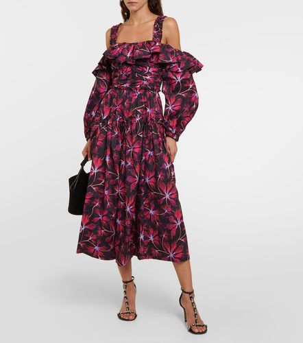 Robe midi Caprice en coton à fleurs - Ulla Johnson - Modalova