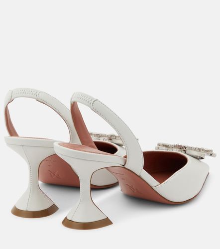 Escarpins Begum 70 en cuir - Amina Muaddi - Modalova