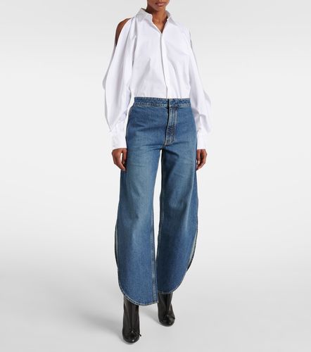 Alaïa Jean barrel Petal à taille haute - Alaia - Modalova