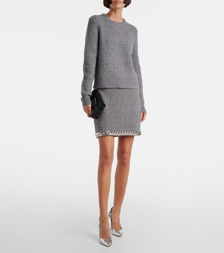 Mini-jupe en laine mélangée - Tory Burch - Modalova