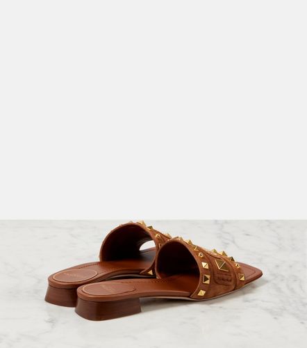 Mules Plaster Caster en daim - Valentino Garavani - Modalova