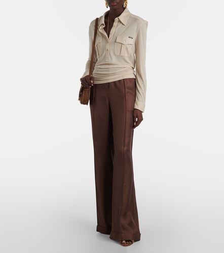 Tom Ford Pantalon ample en soie - Tom Ford - Modalova