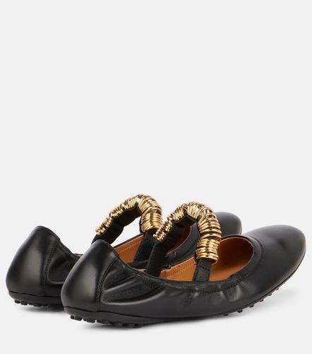 Ballerines Mary Jane en cuir à ornements - Tod's - Modalova