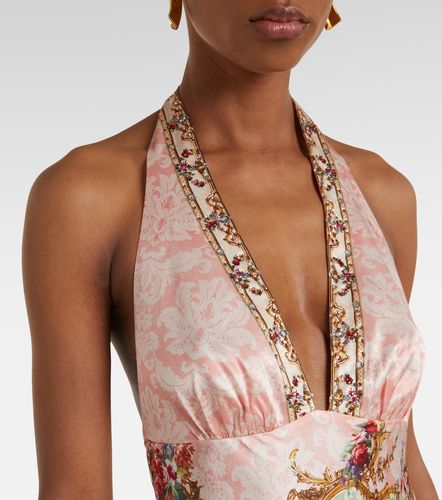 Robe longue Queens District en soie - Camilla - Modalova