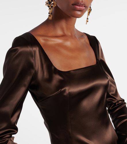 Dolce&Gabbana Robe midi en satin - Dolce&Gabbana - Modalova