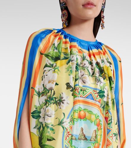 Cape imprimée en soie - Dolce&Gabbana - Modalova