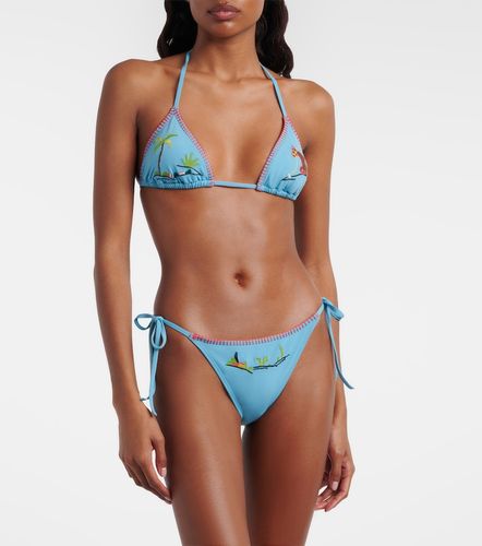 Culotte de bikini Sisley brodée - Staud - Modalova