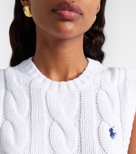 Pull sans manches en coton à logo - Polo Ralph Lauren - Modalova