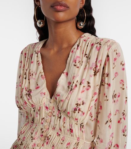 Robe Loriena en mousseline à fleurs - Marant Etoile - Modalova