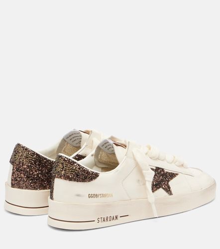 Baskets Stardan en cuir à paillettes - Golden Goose - Modalova