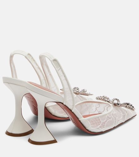 Escarpins slingback Rosie à ornements - Amina Muaddi - Modalova