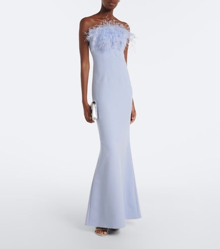 Robe bustier Soshin à plumes - Safiyaa - Modalova
