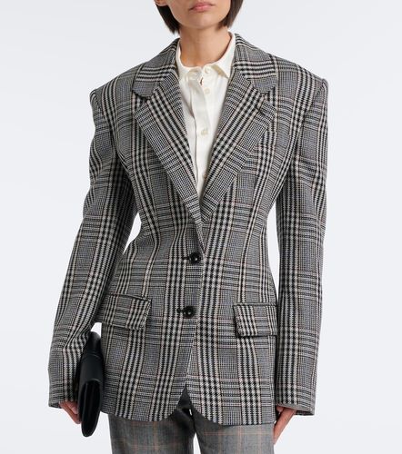 Blazer en laine à carreaux - Stella McCartney - Modalova