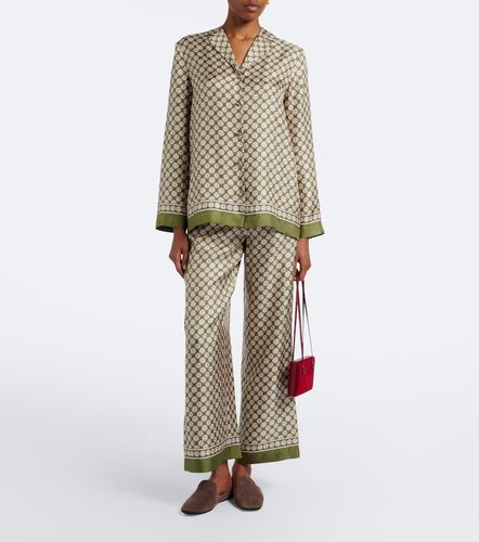 Pantalon ample en soie à imprimé - 'S Max Mara - Modalova