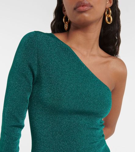 Robe midi asymétrique en maille - Victoria Beckham - Modalova