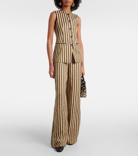 Pantalon ample Cestino en lin et coton mélangés - Max Mara - Modalova
