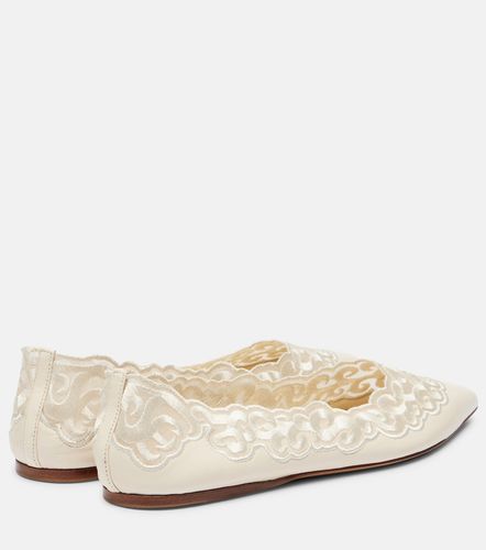 Ballerines Ziva brodées en cuir - Gabriela Hearst - Modalova