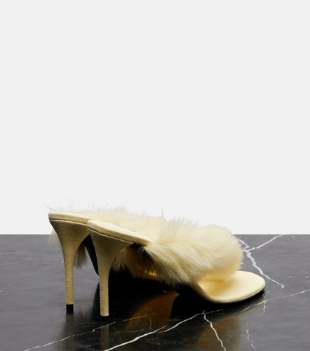Alaïa Tongs en cuir et shearling - Alaia - Modalova