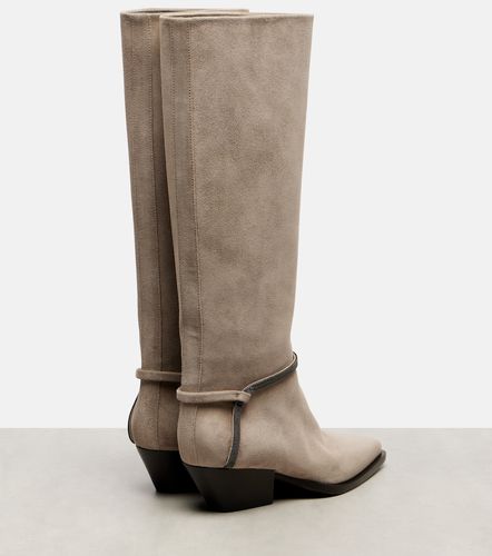 Bottes Monili en daim - Brunello Cucinelli - Modalova
